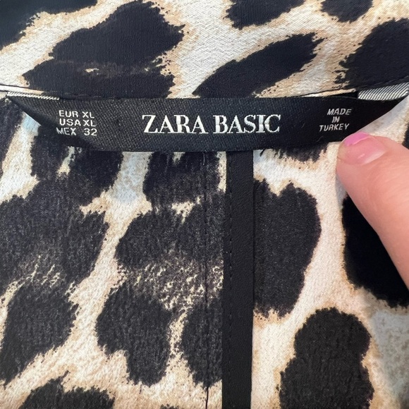 Zara Leopard Print Mini Dress - Picture 3 of 6
